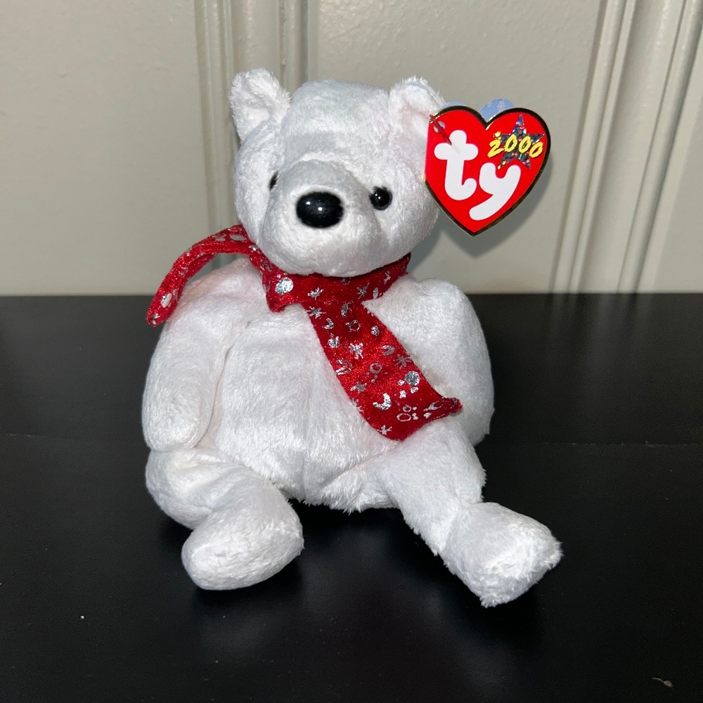 2000 Holiday Teddy Ty Beanie Baby